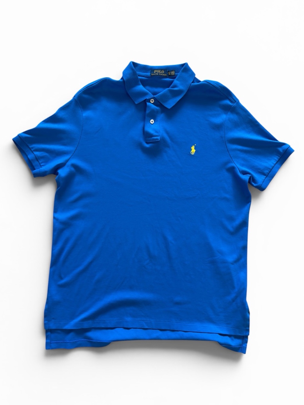 Polo by Ralph Lauren Mens Blue Classic Fit Small Pony Short Sleeve Polo Shirt XL